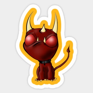 Devil Dog Sticker